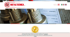 Desktop Screenshot of metaltecnicazanolo.it