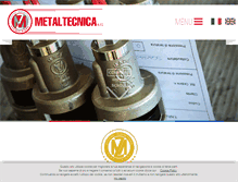 Tablet Screenshot of metaltecnicazanolo.com